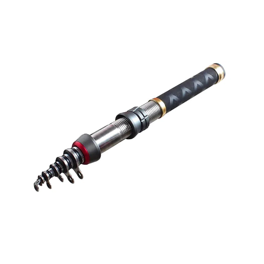 The telescopic rod, extended.